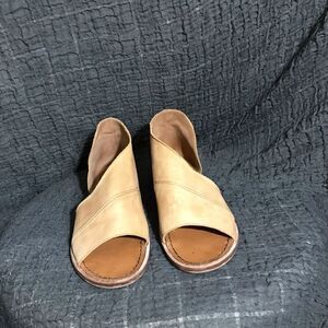 Free People Mont Blanc Leather Sandals  Size 10